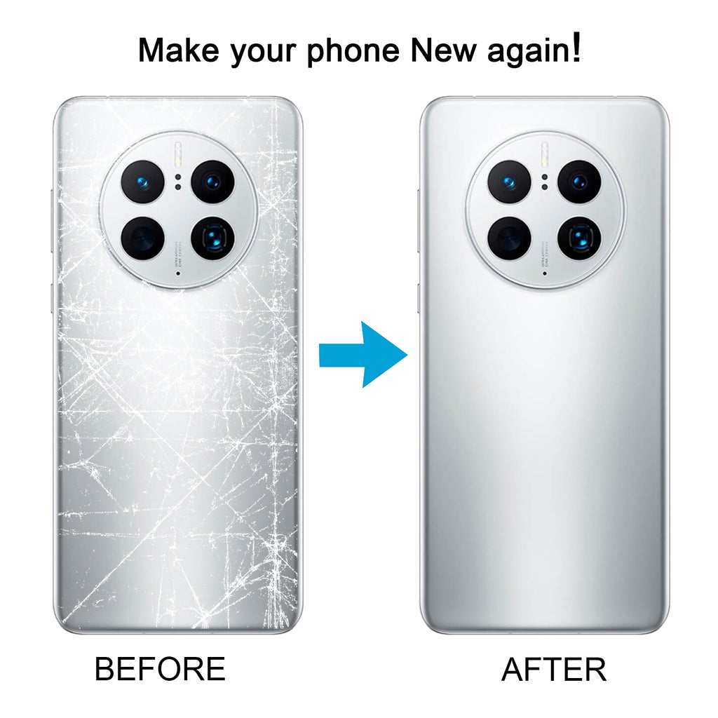 For Huawei Mate 50 Pro Battery Back Cover(Purple)
