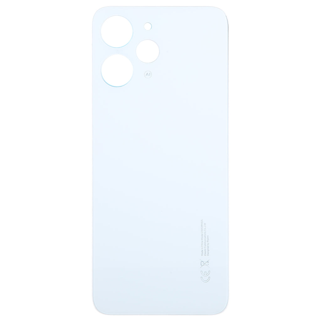 For Xiaomi Redmi 12 4G OEM Glass Material Battery Back Cover(White)