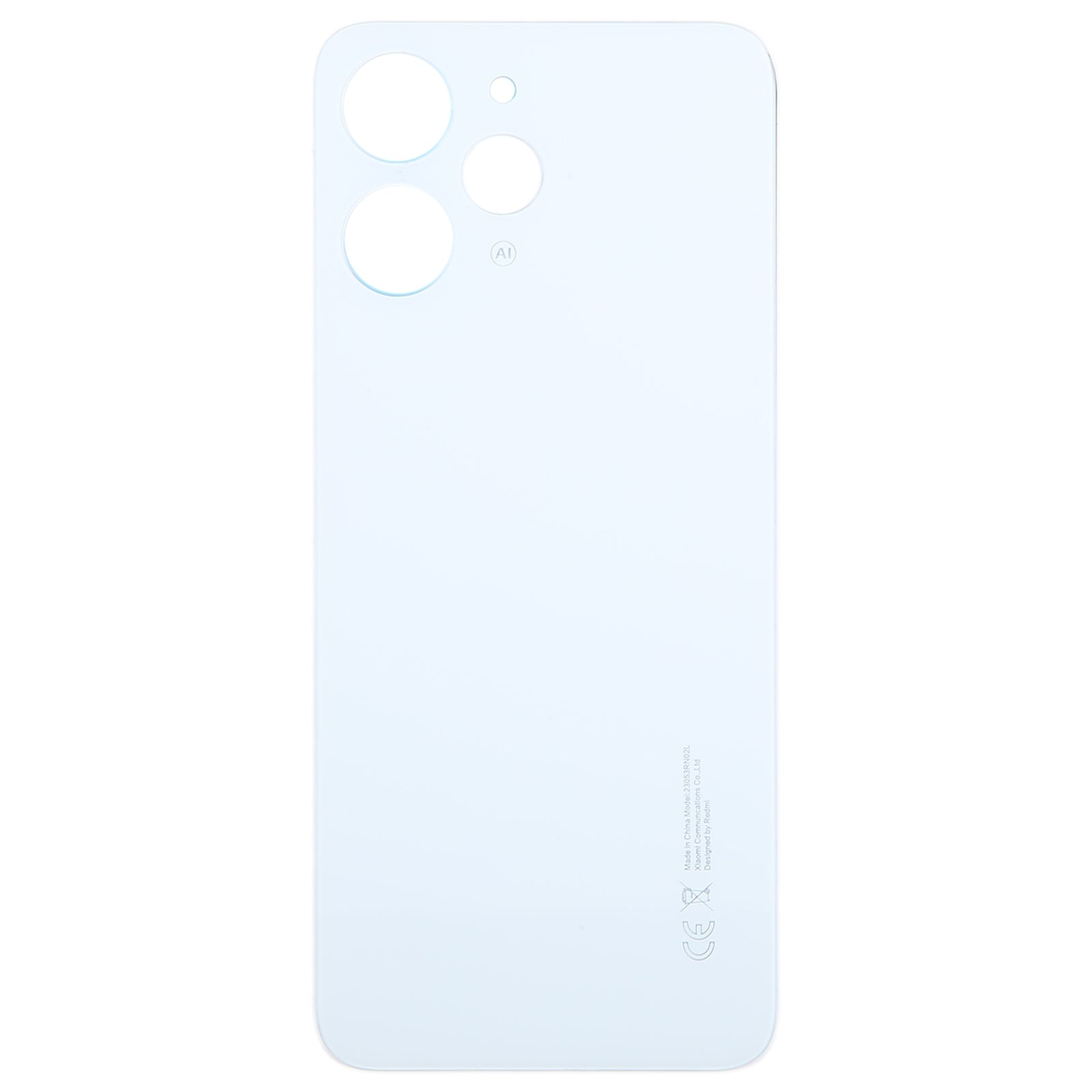 For Xiaomi Redmi 12 4G OEM Glass Material Battery Back Cover(White)