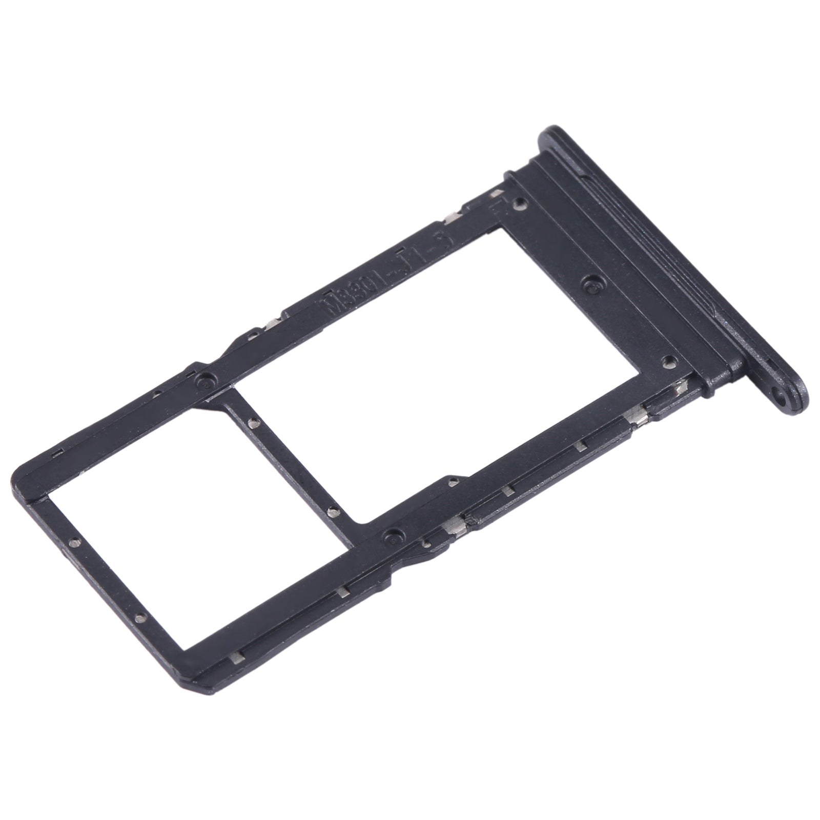 For Huawei Enjoy 30 Plus SIM + SIM / Micro SD Card Tray (Black)
