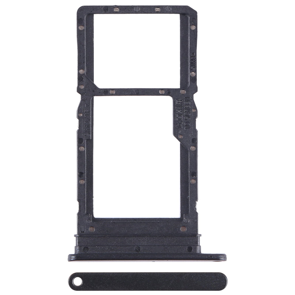 For Huawei Enjoy 30 Plus SIM + SIM / Micro SD Card Tray (Black)