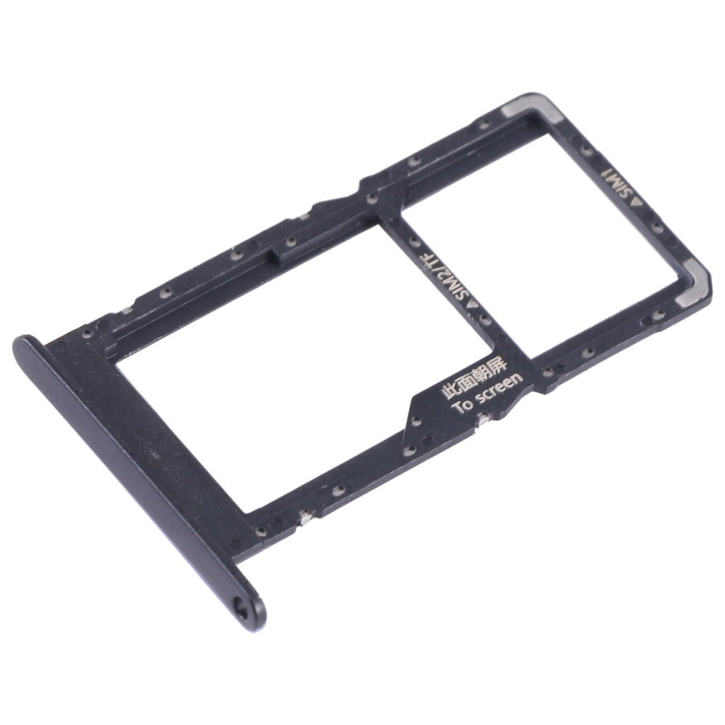 For Huawei Enjoy 50 SIM + SIM / Micro SD Card Tray (Black)