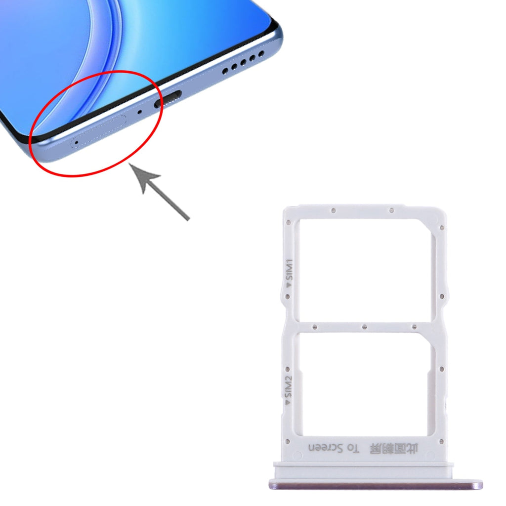 For Honor V40 Lite SIM + SIM Card Tray (Purple)