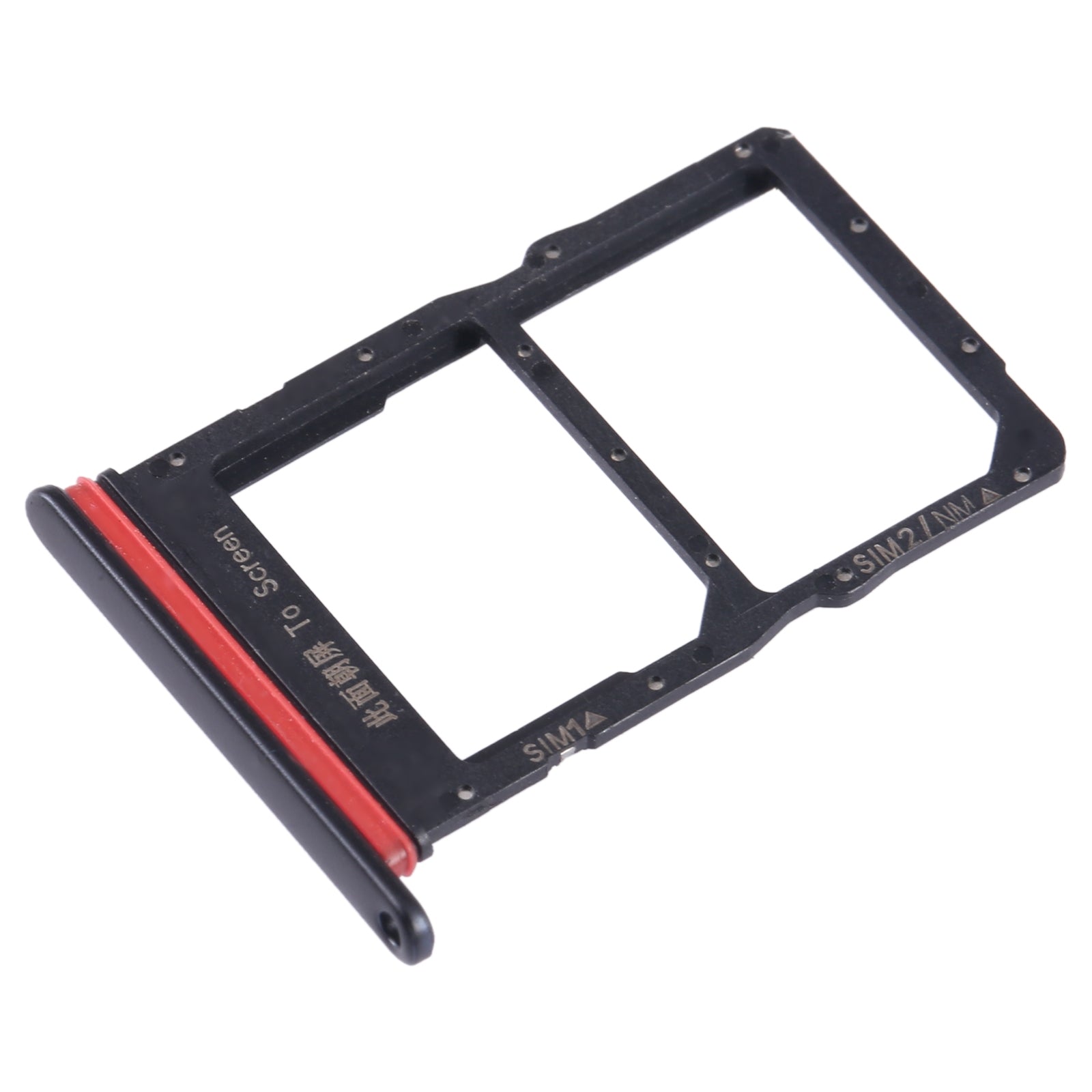 For Honor X30 Max SIM + SIM / NM Card Tray (Black)
