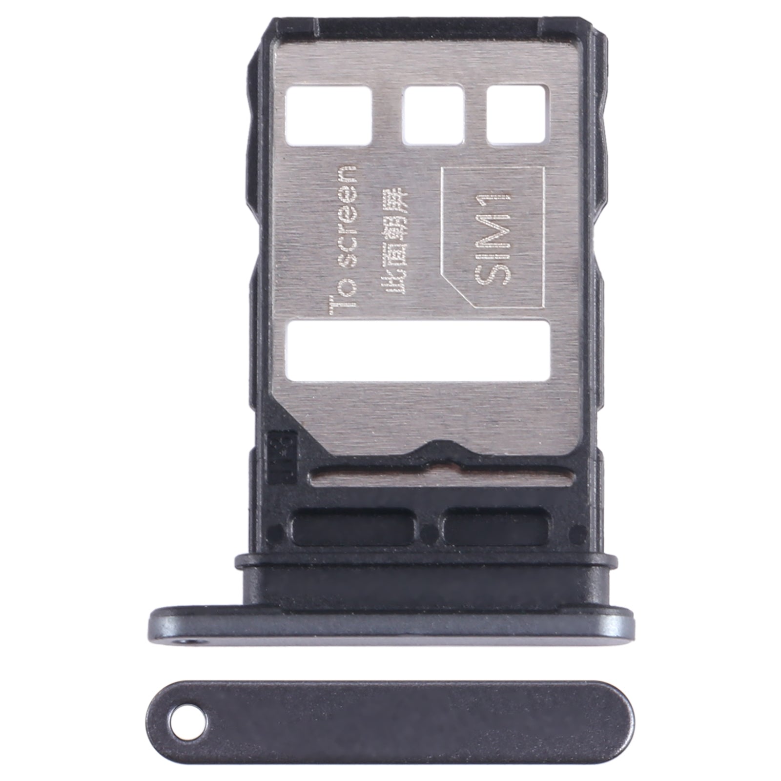 For Honor 70 SIM + SIM Card Tray (Black)