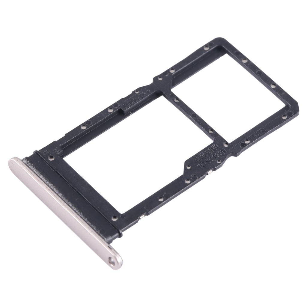 For Honor Play6T SIM + SIM / Micro SD Card Tray (Gold)