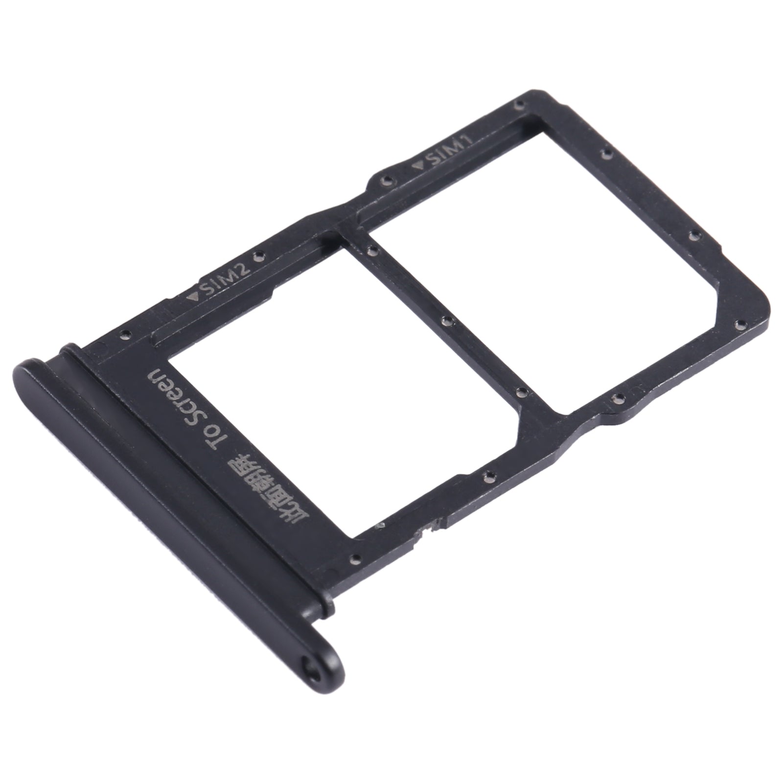 For Honor Play 20 Pro SIM + SIM Card Tray (Black)