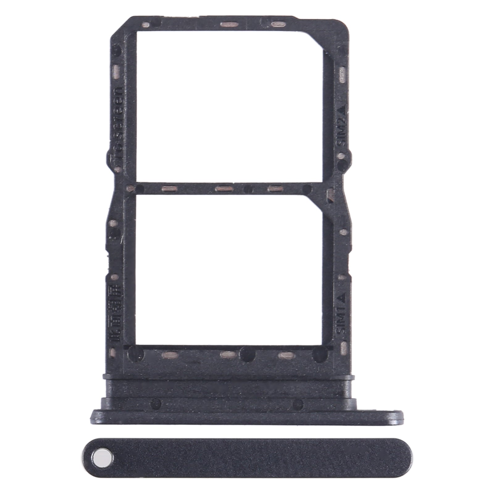For Honor Play 40S SIM + SIM Card Tray (Black)