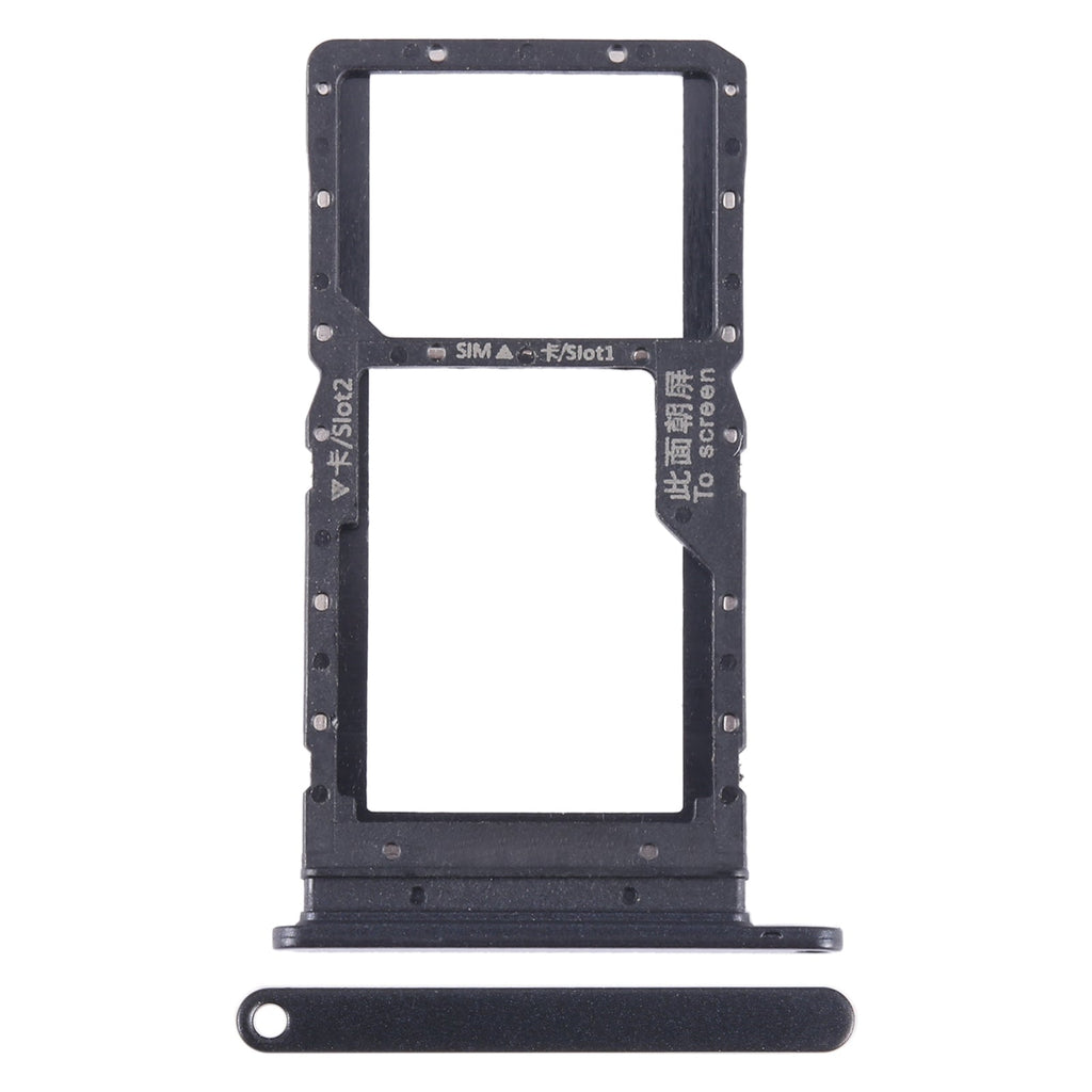 For Honor Play 20A SIM + SIM / Micro SD Card Tray (Black)