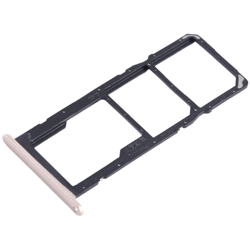 For Honor 20 SE SIM + SIM + Micro SD Card Tray (Gold)