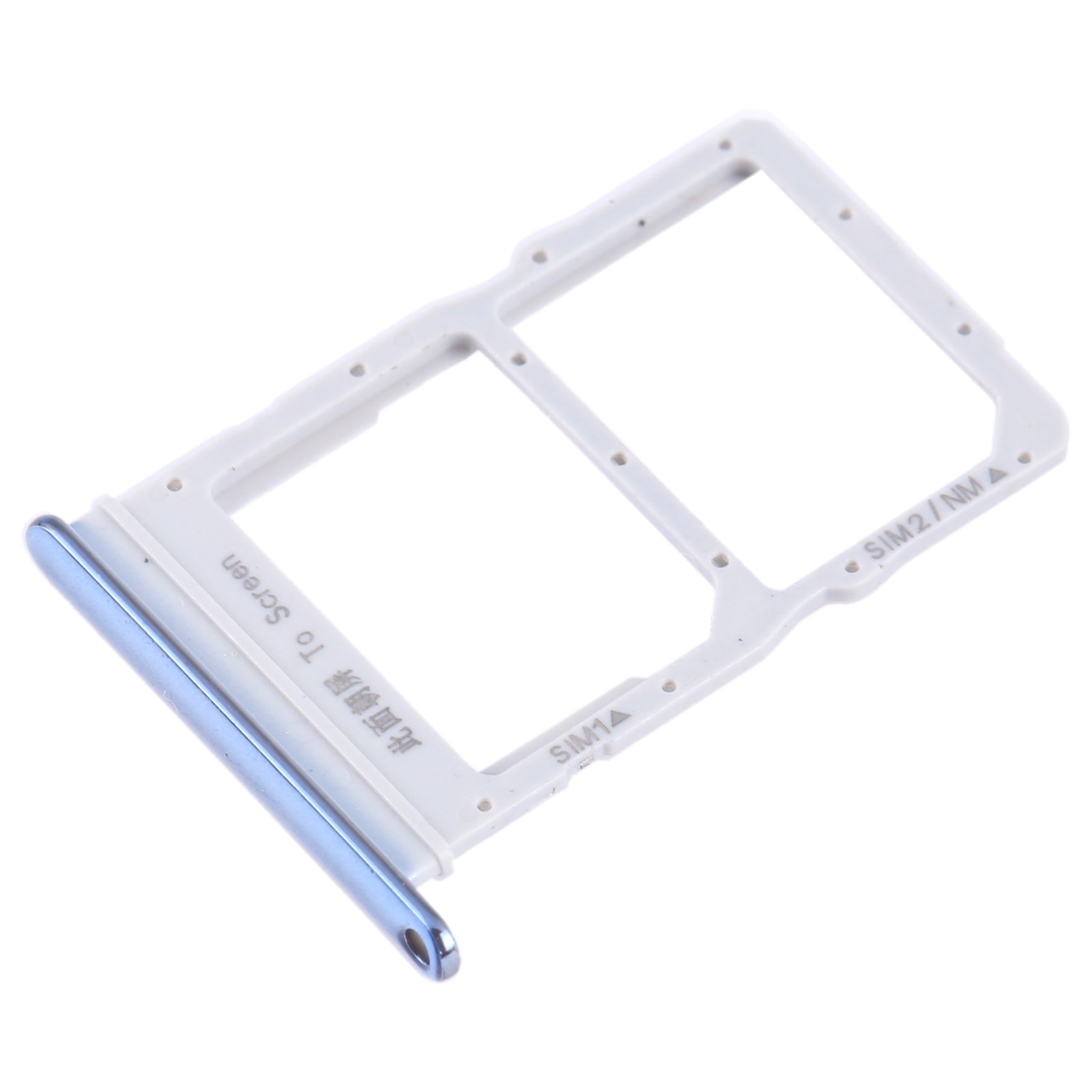 For Honor X10 Pro SIM + SIM / NM Card Tray (Silver)