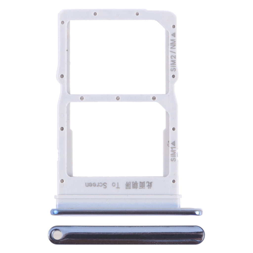 For Honor X10 Pro SIM + SIM / NM Card Tray (Silver)