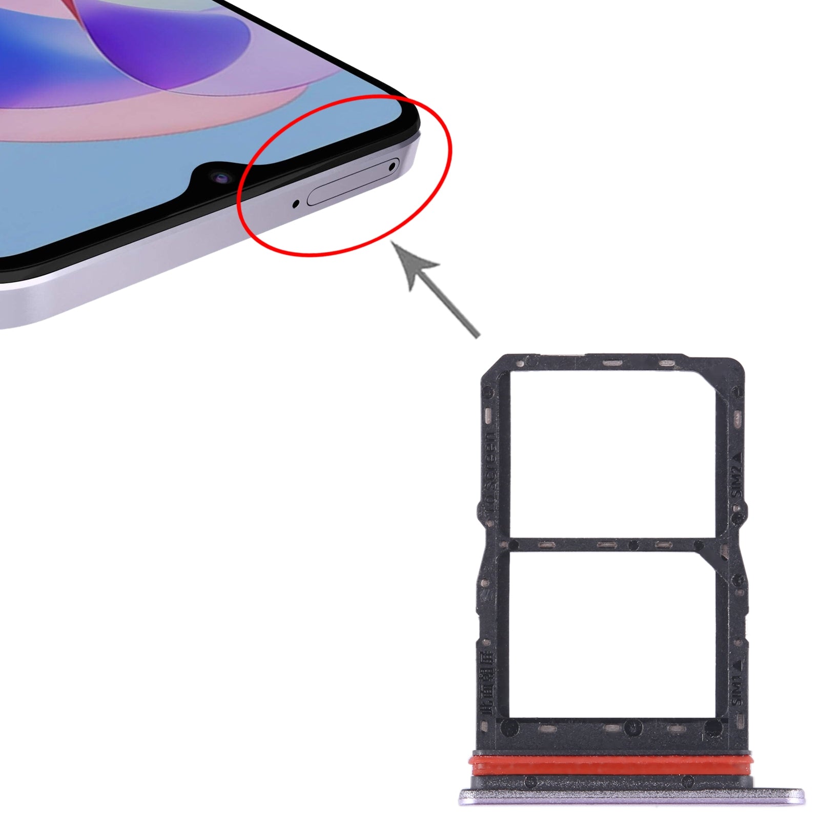 For Honor Play 40 SIM + SIM Card Tray (Purple)