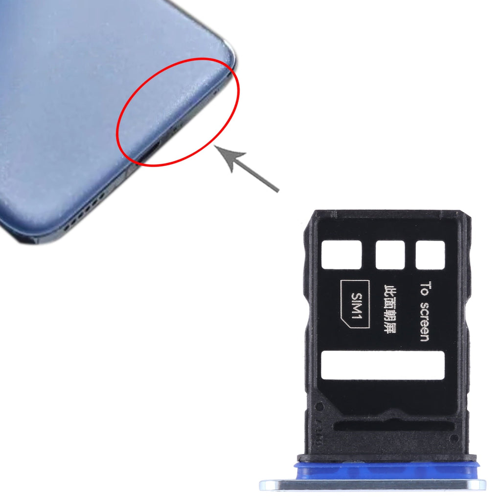 For Honor Magic5 SIM + SIM Card Tray (Blue)
