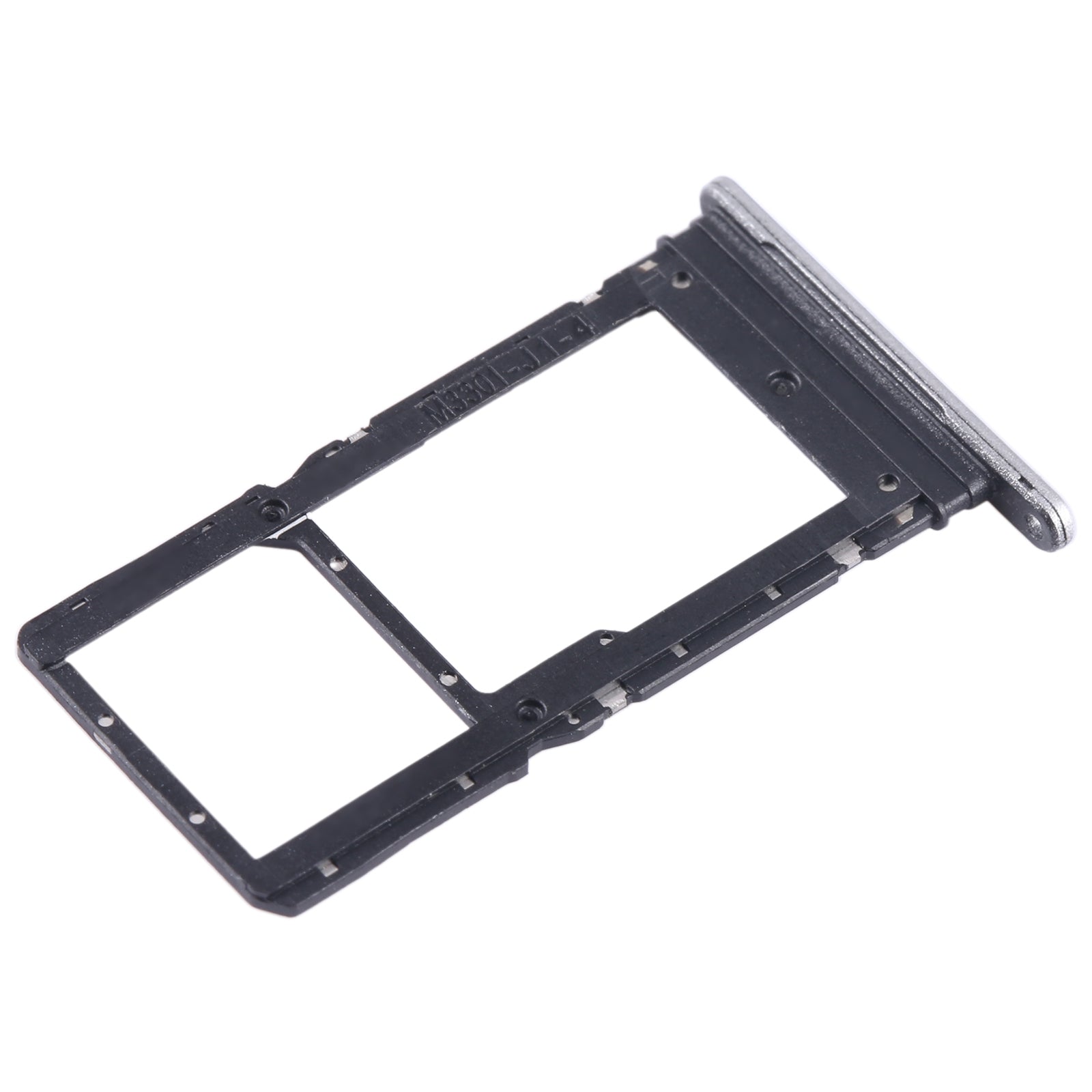 For Honor X7a SIM + SIM / Micro SD Card Tray (Silver)