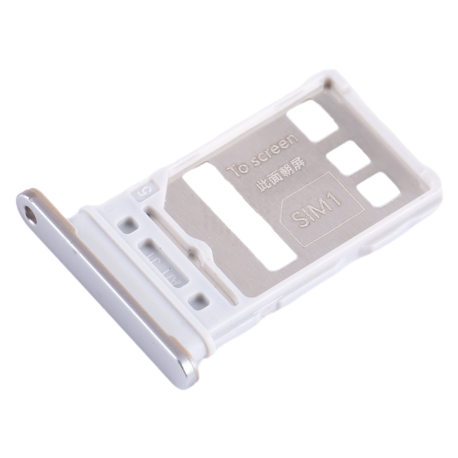 For Honor 80 SIM + SIM Card Tray (Silver)