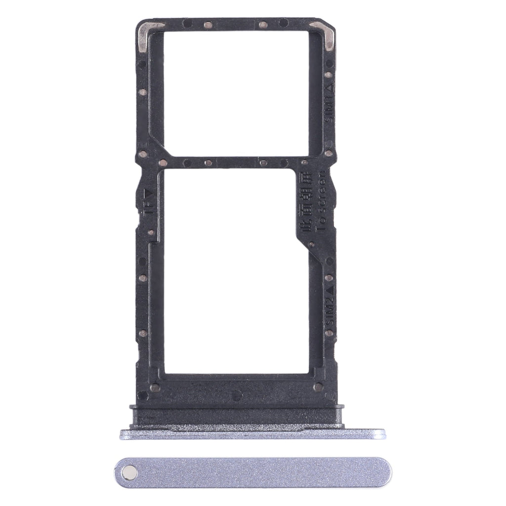 For Honor Play6C SIM + SIM / Micro SD Card Tray (Purple)