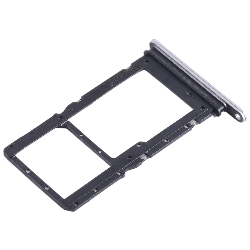 For Honor Play6C SIM + SIM / Micro SD Card Tray (Silver)