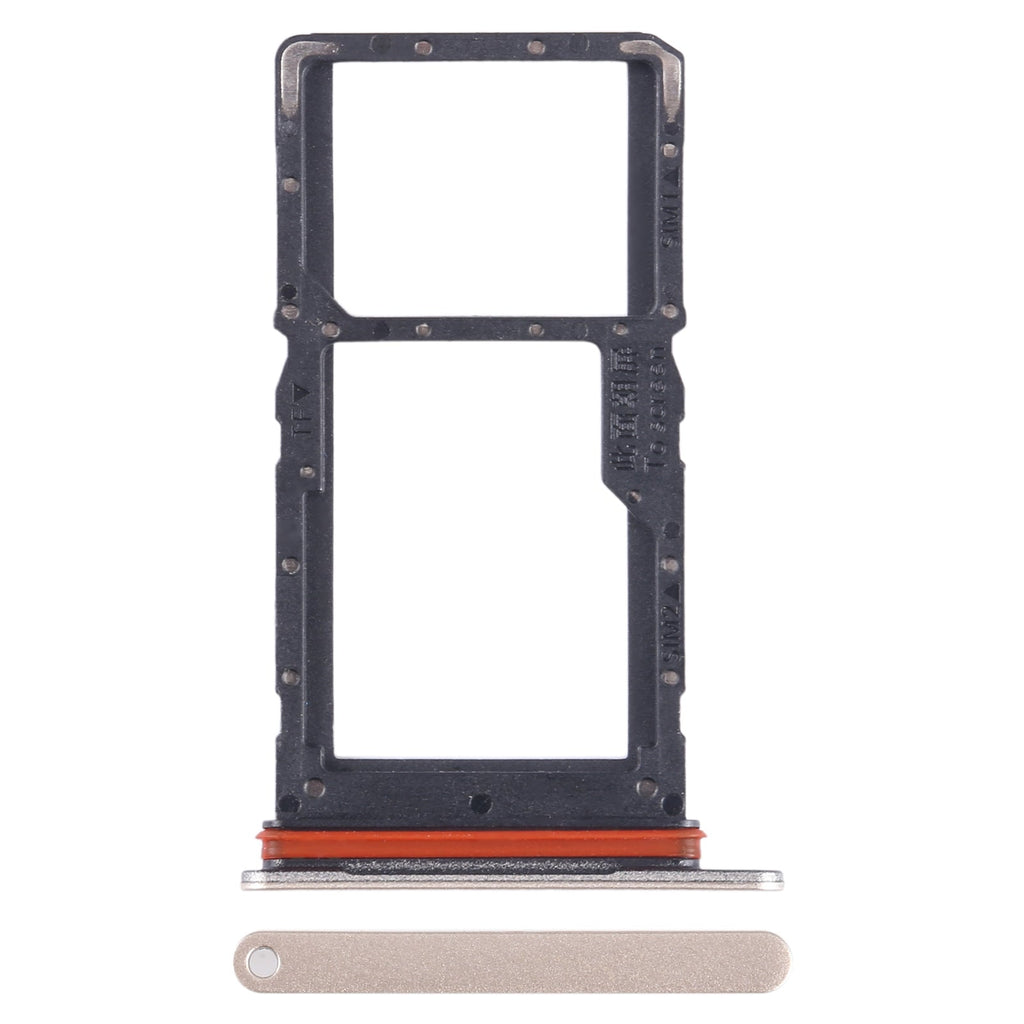 For Honor X6 SIM + SIM / Micro SD Card Tray (Gold)