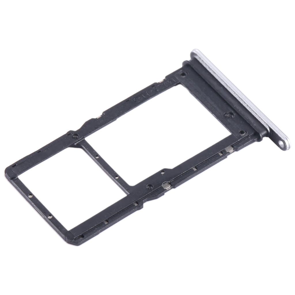 For Honor X6 SIM + SIM / Micro SD Card Tray (Silver)