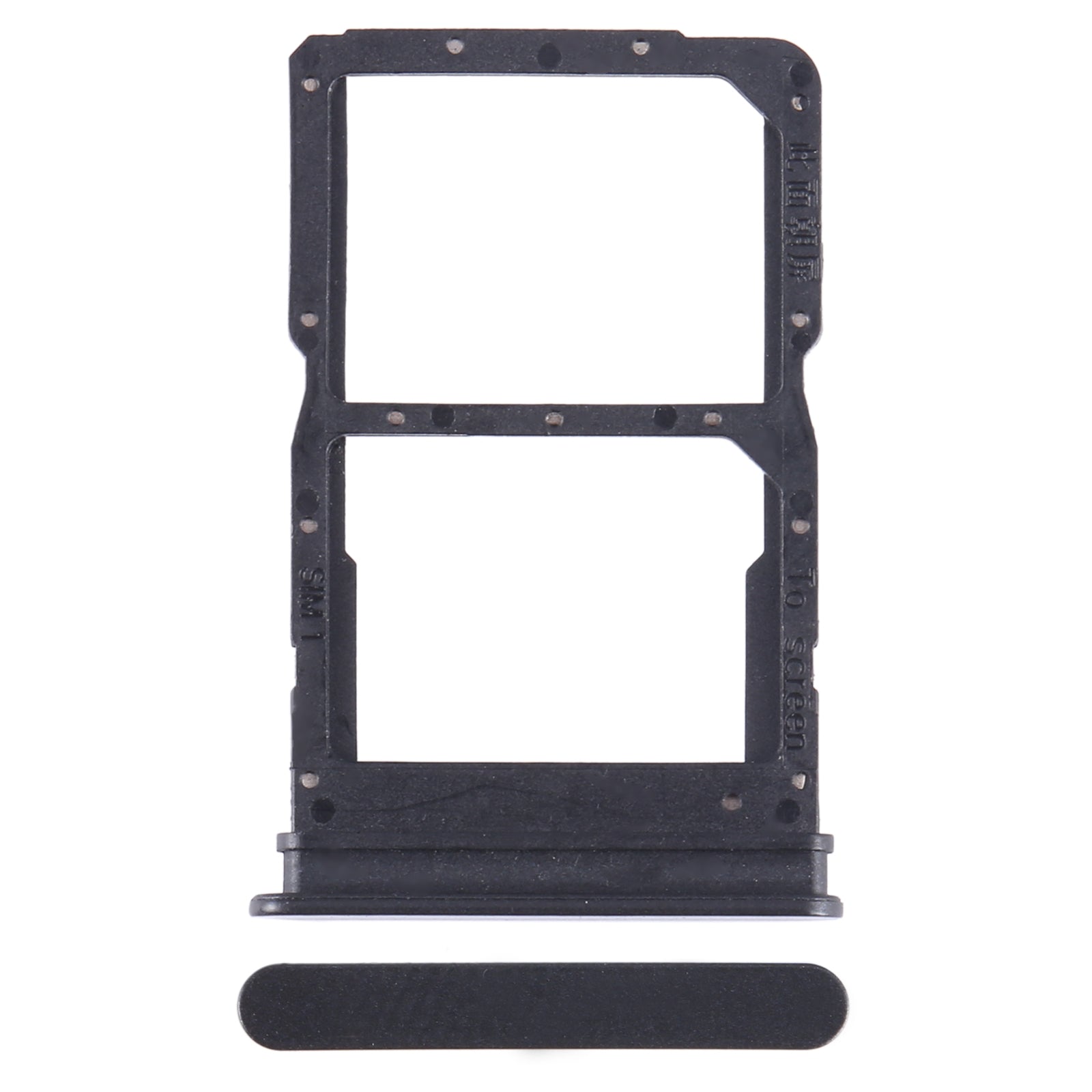 For Honor X40i SIM + SIM Card Tray (Black)