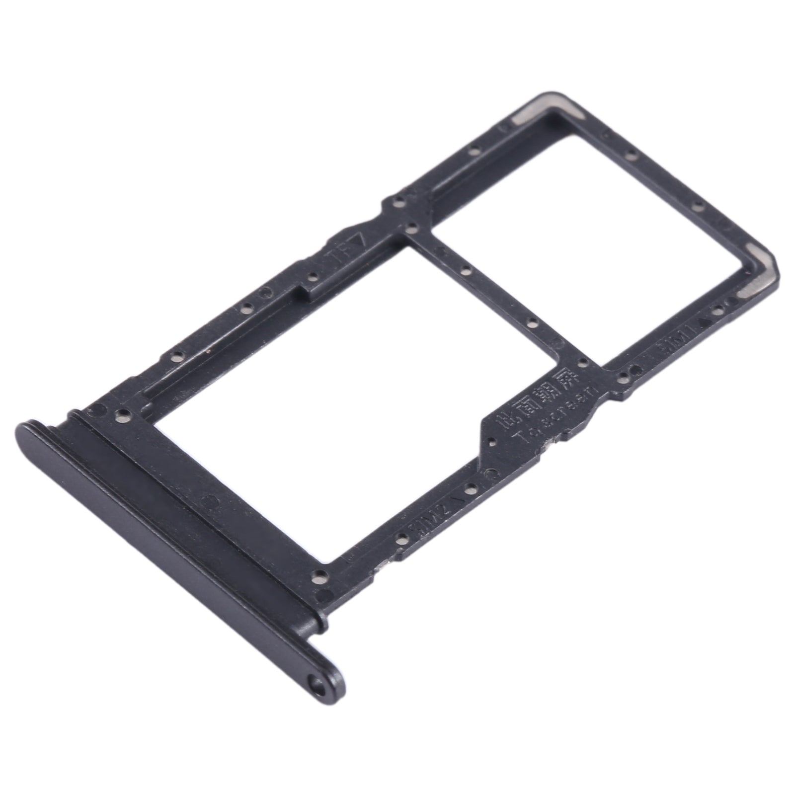 For Honor X5 SIM + SIM / Micro SD Card Tray (Black)