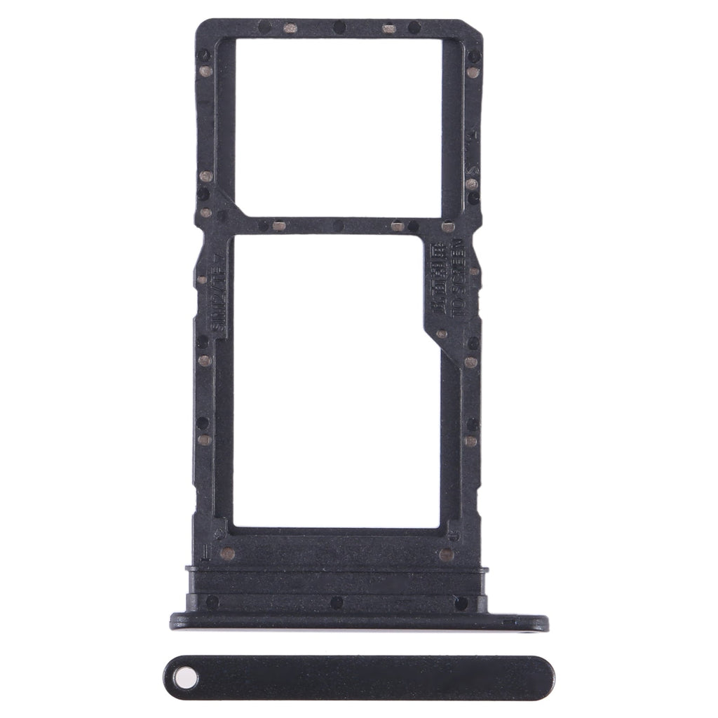 For Honor X7 SIM + SIM / Micro SD Card Tray (Black)