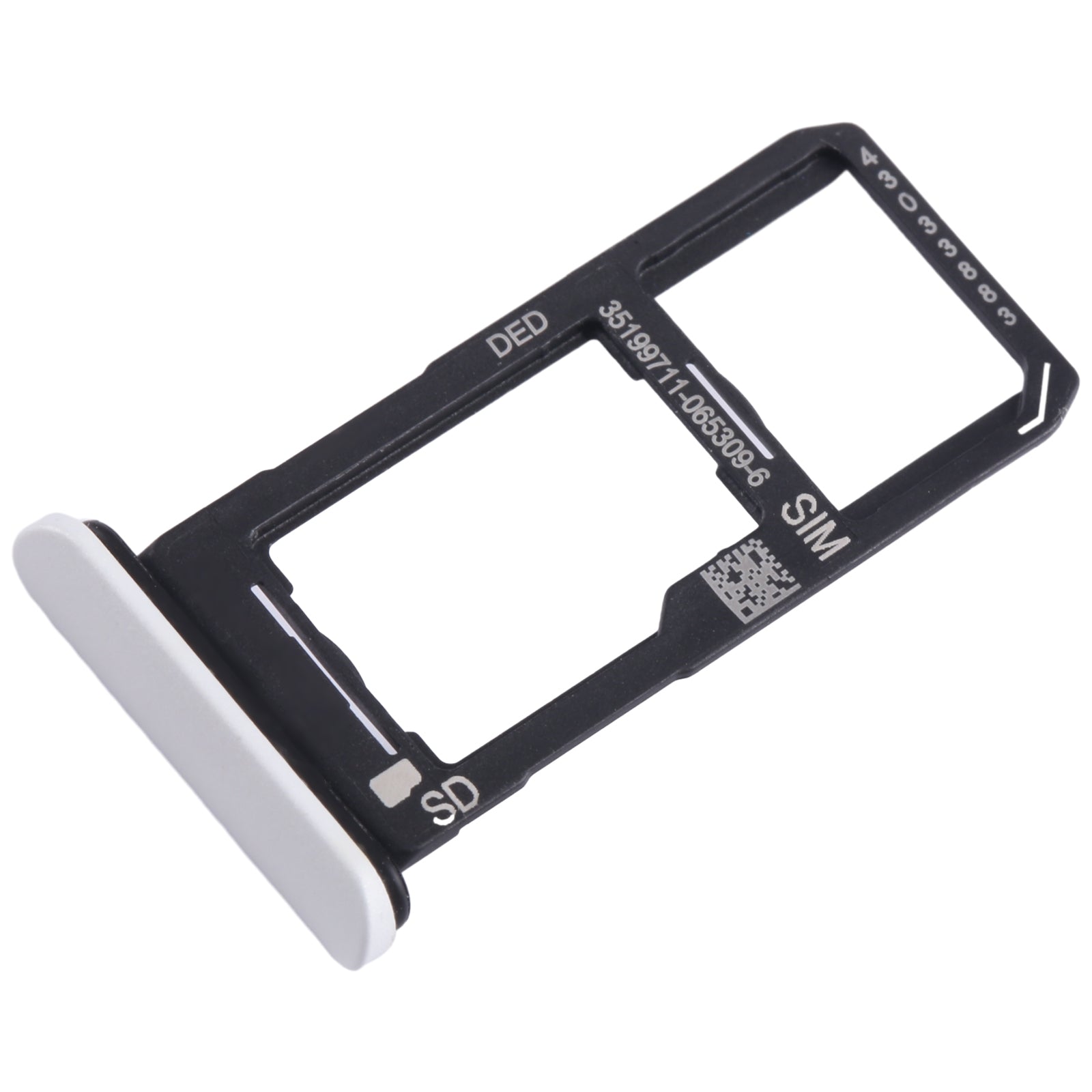 For Sony Xperia 10 II Original SIM + Micro SD Card Tray (White)