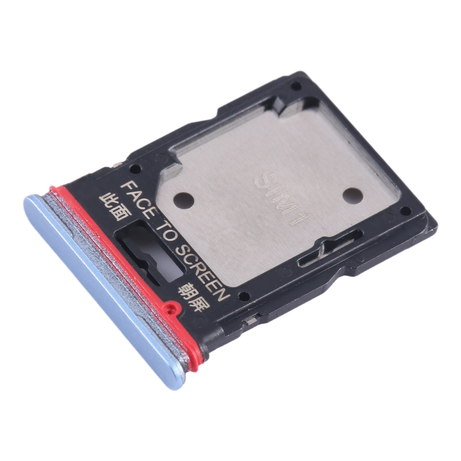 For Xiaomi Poco X4 GT SIM Card Tray + SIM Card Tray / Micro SD Card Tray (Blue)