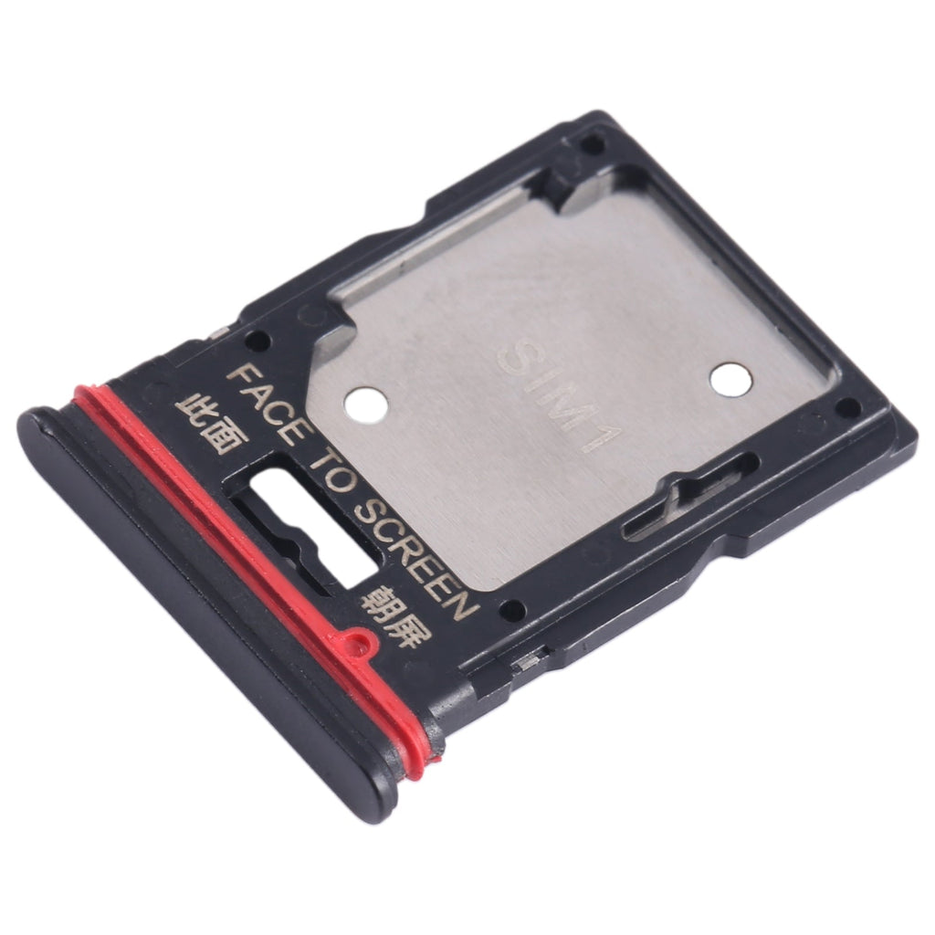 For Xiaomi Redmi K50i SIM Card Tray + SIM Card Tray / Micro SD Card Tray (Black)