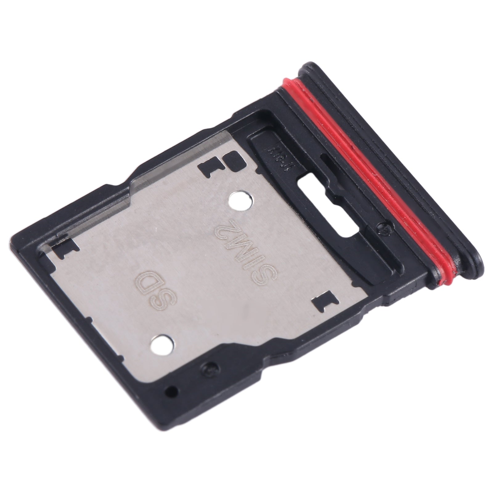 For Xiaomi Redmi K50i SIM Card Tray + SIM Card Tray / Micro SD Card Tray (Black)