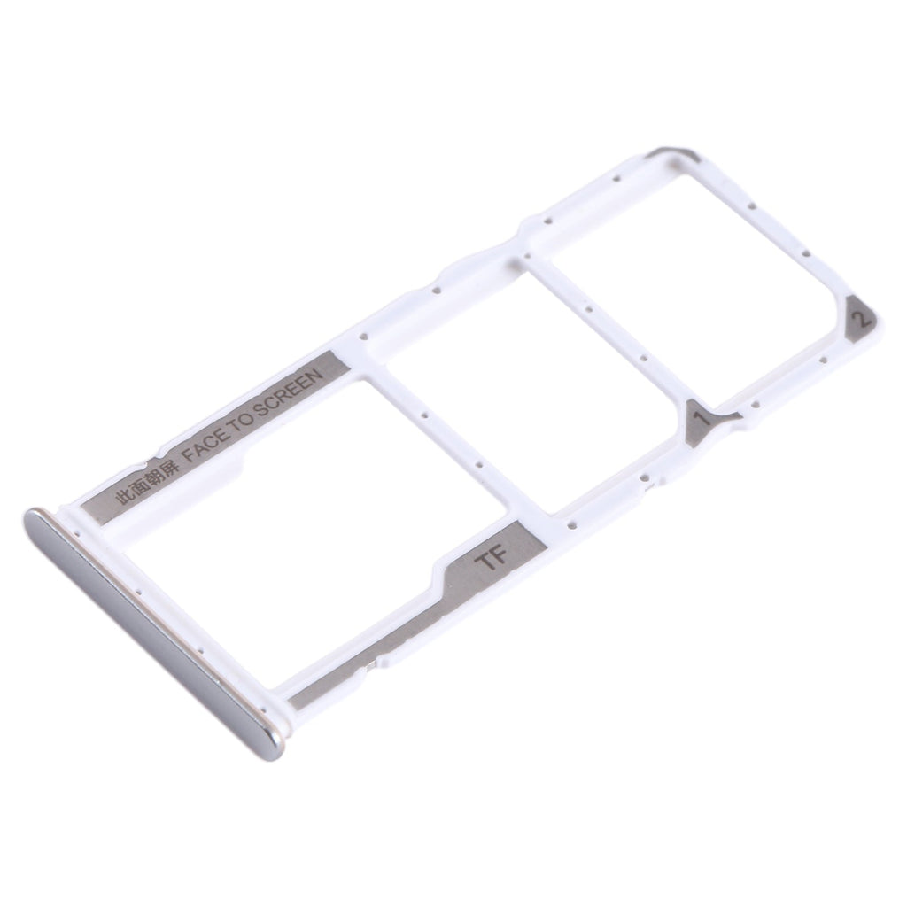 For Xiaomi Poco M5 4G SIM Card Tray + SIM Card Tray + Micro SD Card Tray (Silver)