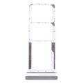 For Xiaomi Poco M5 4G SIM Card Tray + SIM Card Tray + Micro SD Card Tray (Silver)