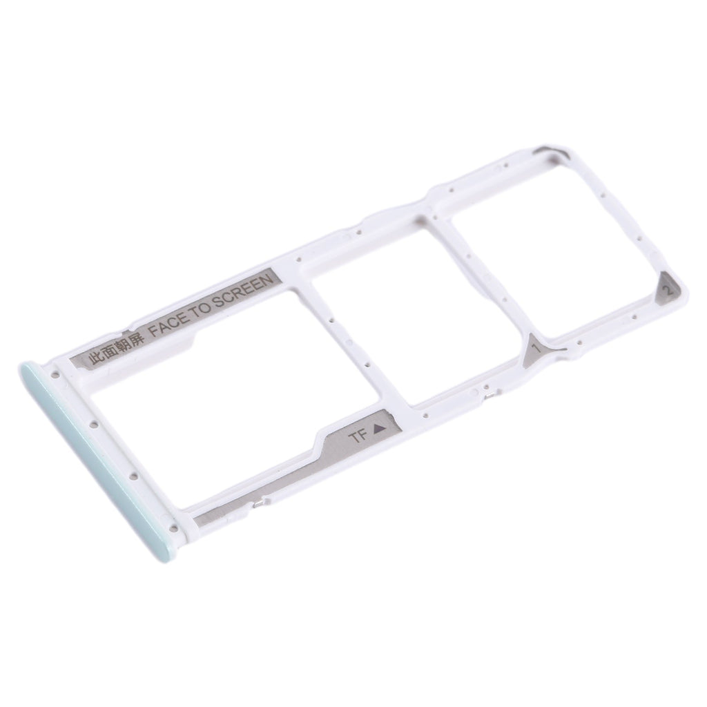 For Xiaomi Poco C55 SIM Card Tray + SIM Card Tray + Micro SD Card Tray (Green)