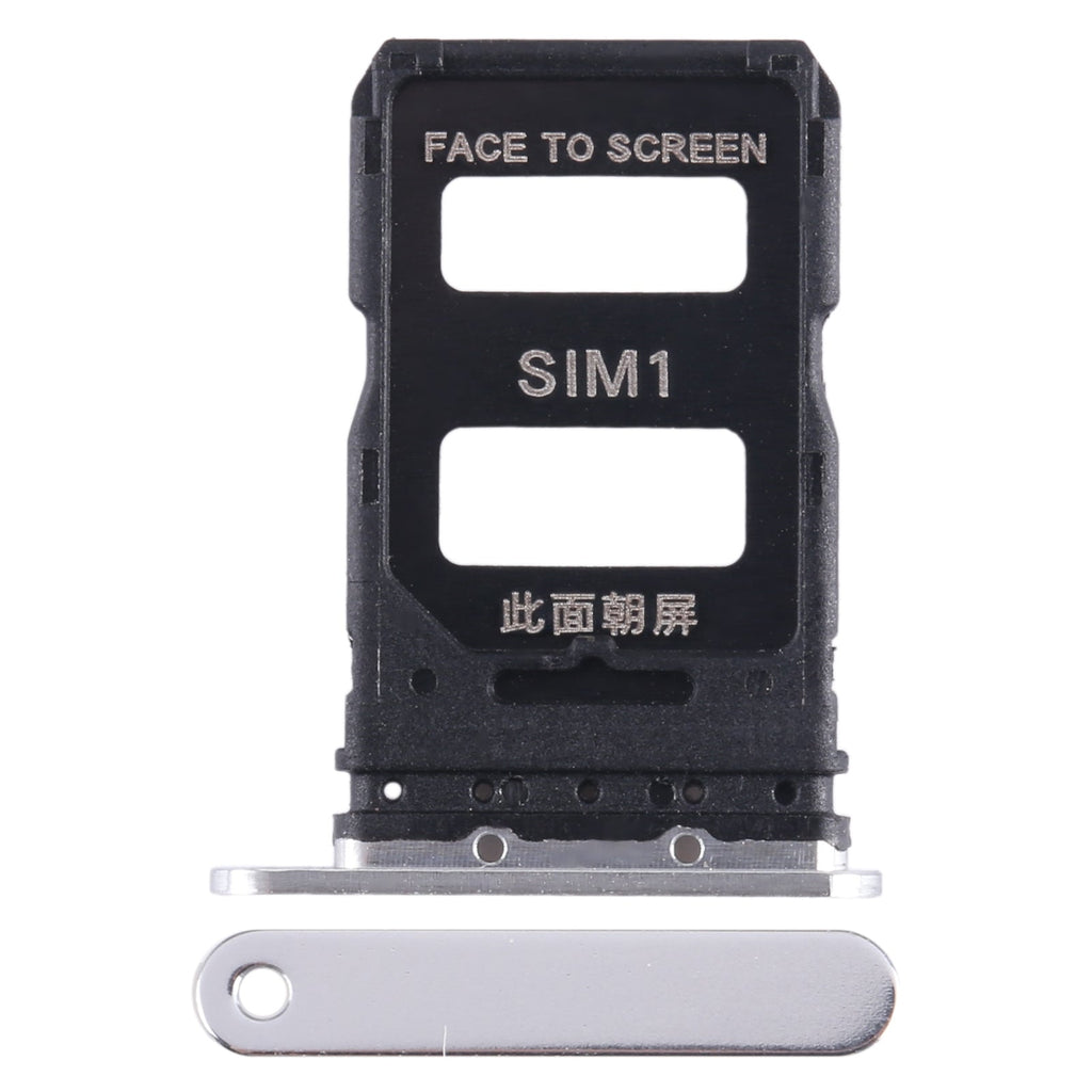 For Xiaomi 13 Pro SIM Card Tray + SIM Card Tray (Silver)