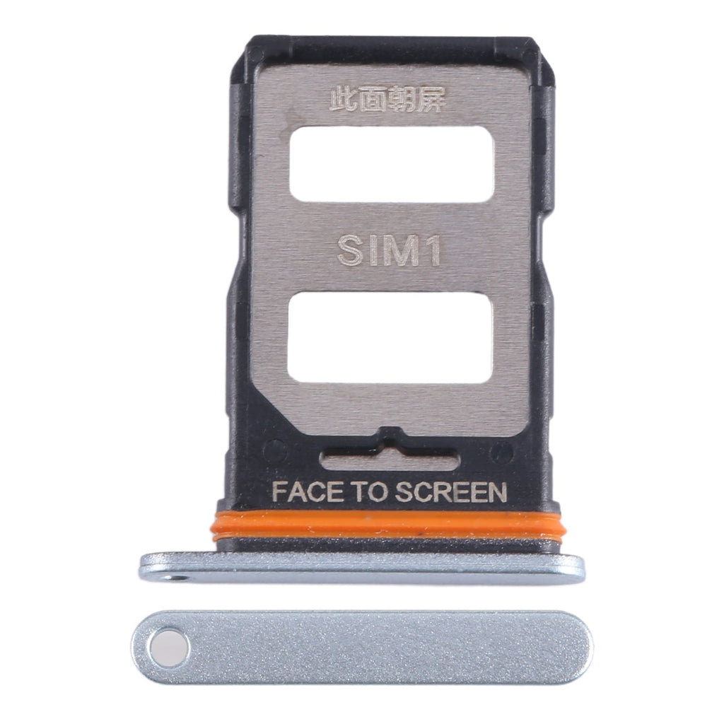 For Xiaomi Poco F5 SIM Card Tray + SIM Card Tray (Silver)