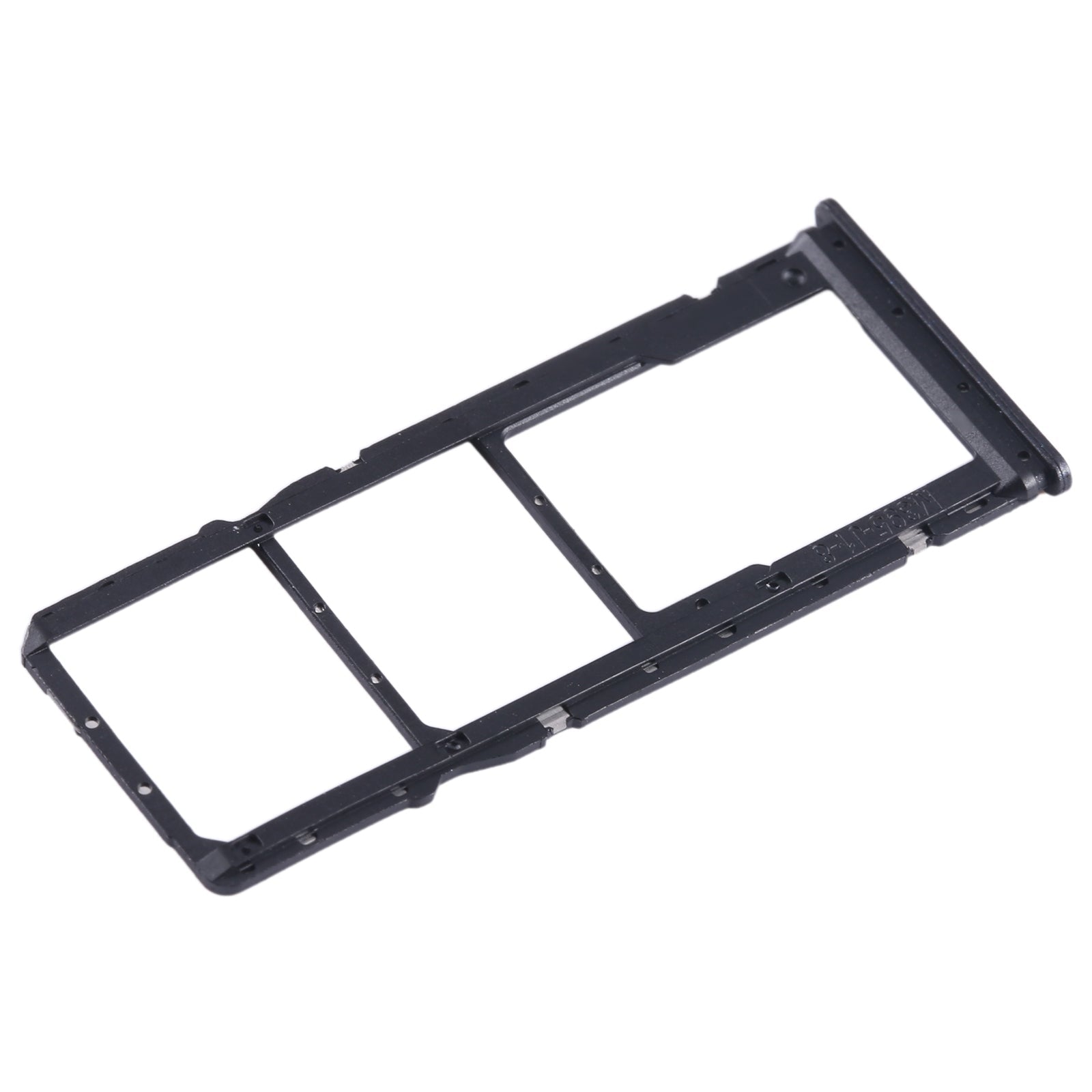 For Xiaomi Redmi Note 12s SIM Card Tray + SIM Card Tray + Micro SD Card Tray (Black)