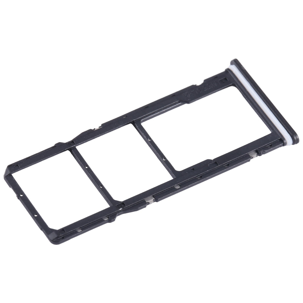 For Xiaomi Poco  C51 SIM Card Tray + SIM Card Tray + Micro SD Card Tray (Black)