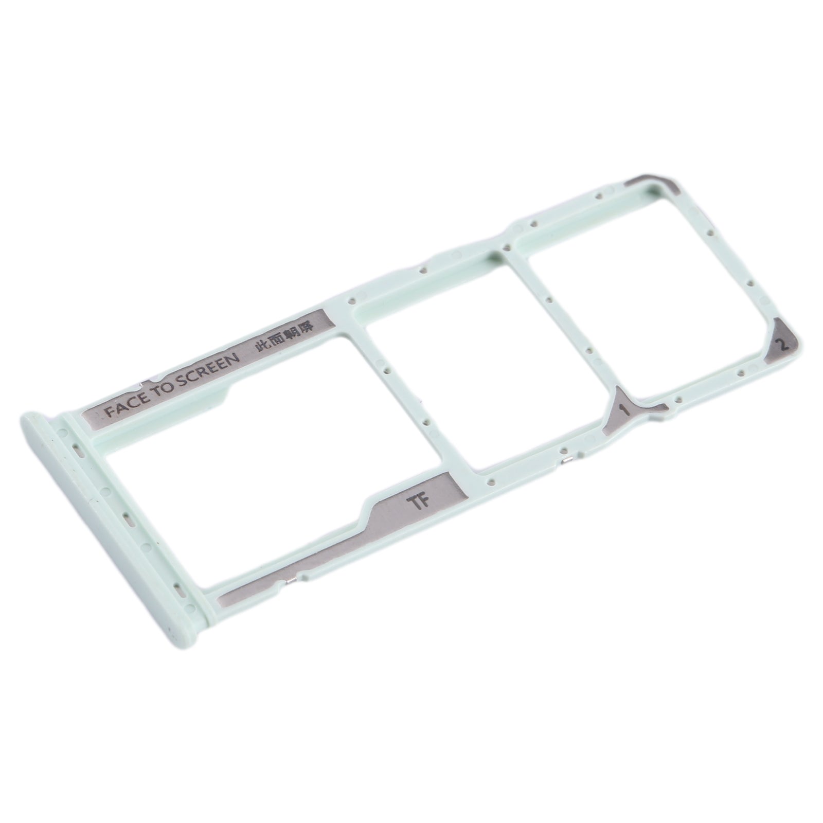 For Xiaomi Redmi A2+ SIM Card Tray + SIM Card Tray + Micro SD Card Tray (Green)