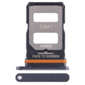 For Xiaomi Redmi Note 12T Pro SIM Card Tray + SIM Card Tray (Black)