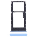For Xiaomi Redmi 12 4G SIM Card Tray + SIM Card Tray / Micro SD Card Tray (Blue)