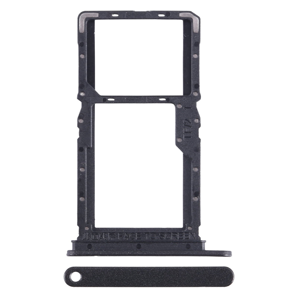 For Xiaomi Redmi Note 13 5G SIM Card Tray + SIM / Micro SD Card Tray (Black)