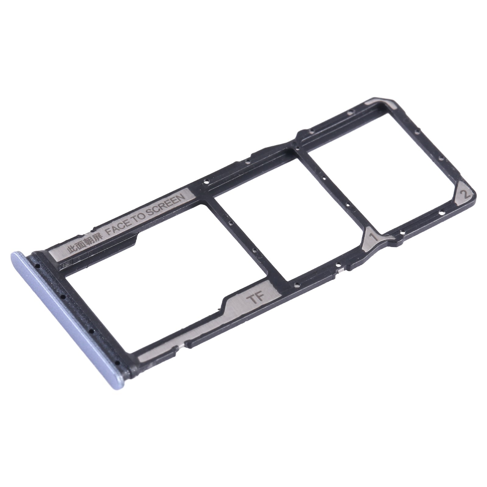 For Xiaomi Redmi 13C 4G SIM Card Tray + SIM Card Tray + Micro SD Card Tray (Purple)
