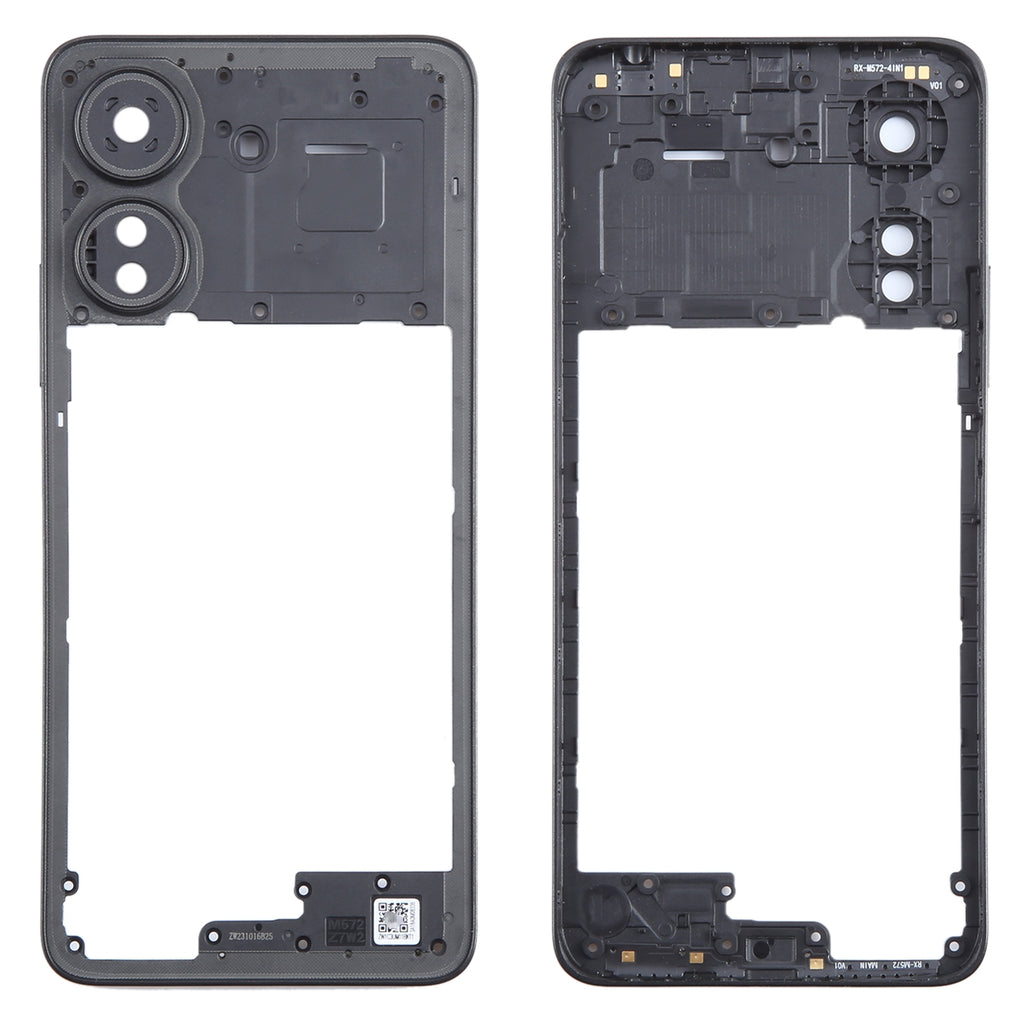 For Xiaomi Redmi 13C 4G Original Middle Frame Bezel Plate (Black)