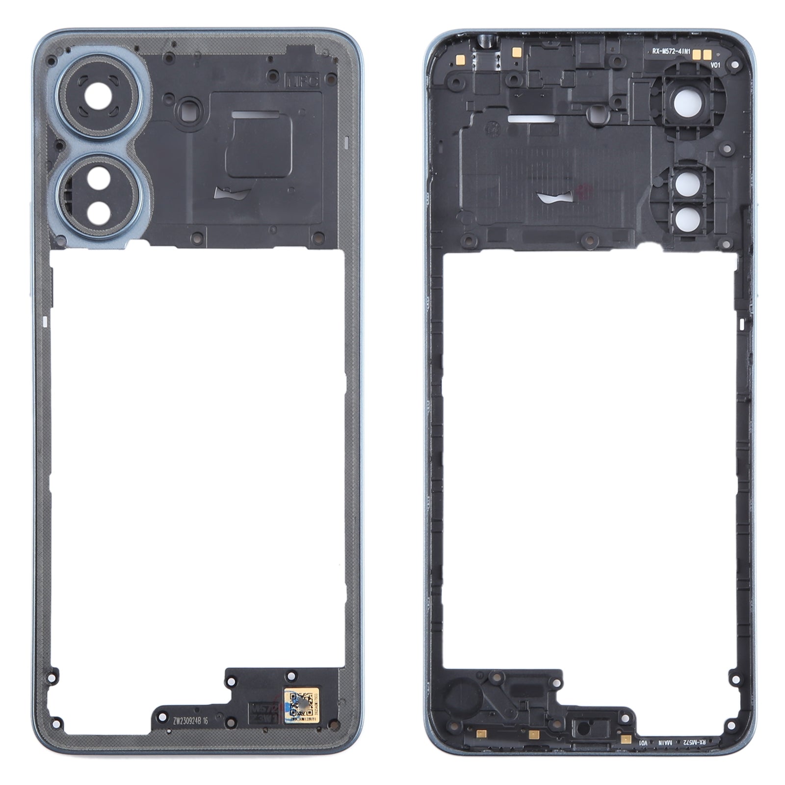 For Xiaomi Redmi 13C 4G Original Middle Frame Bezel Plate (Blue)