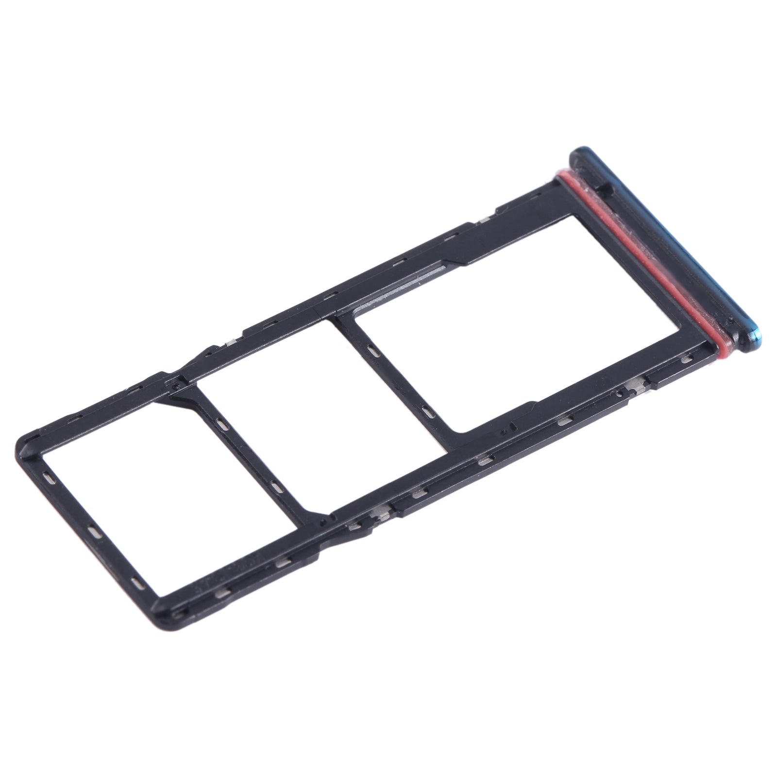 For Tecno Spark 8 SIM Card Tray + SIM Card Tray + Micro SD Card Tray (Green)