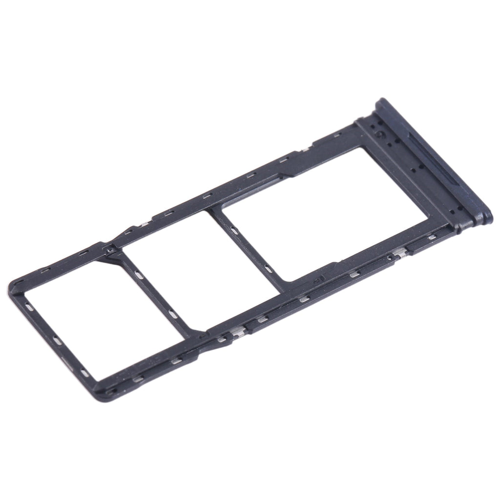 For Tecno Pova Neo SIM Card Tray + SIM Card Tray + Micro SD Card Tray (Black)