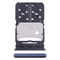 For Tecno Camon 20 SIM Card Tray + Micro SD Card Tray (Blue)