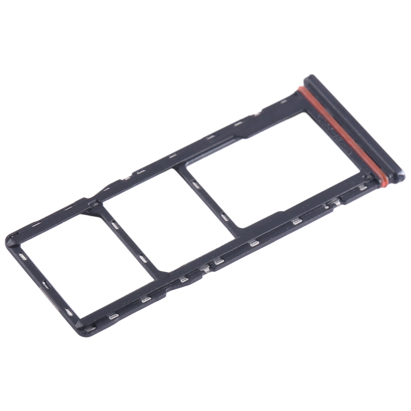For Infinix Hot 10i X659B SIM Card Tray + SIM Card Tray + Micro SD Card Tray (Black)