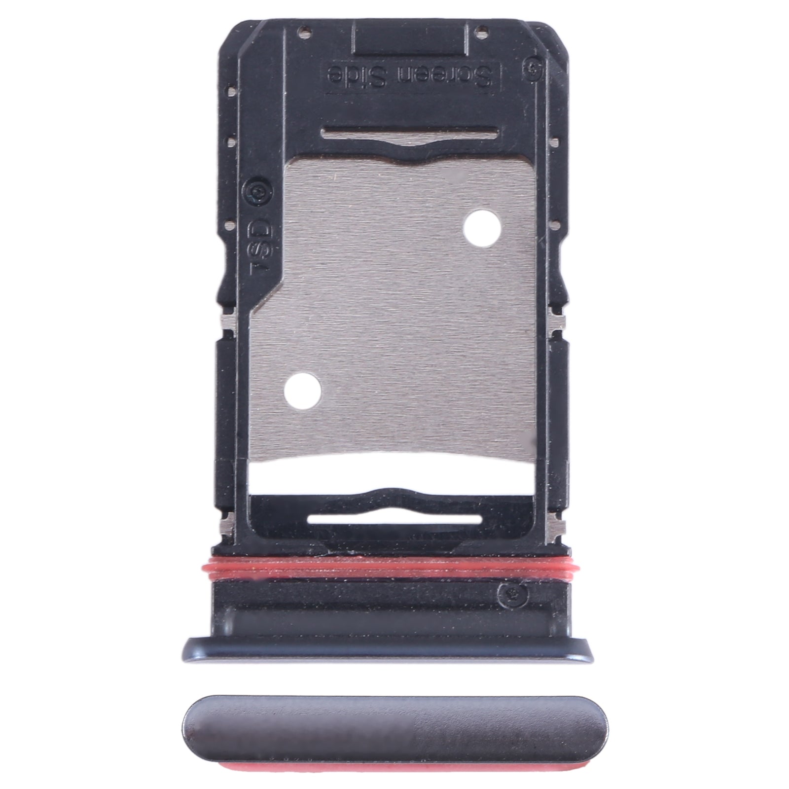 For Infinix Note 11 Pro X697 SIM Card Tray + SIM Card Tray + Micro SD Card Tray (Silver)